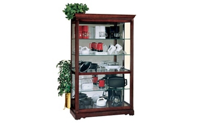 Display Case 50'' W  x 80" H with Mirror Back