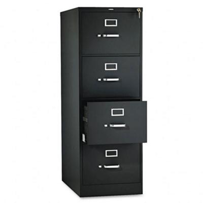 510 Series 25"D Four Drawer Legal File with Lock, 30706