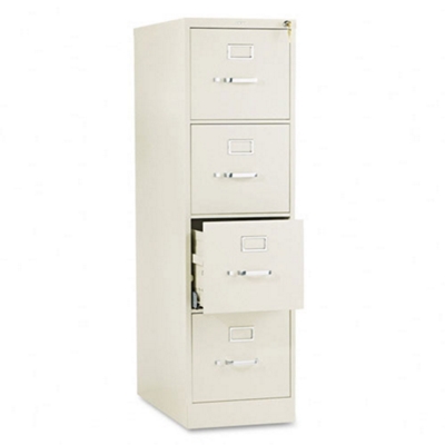 510 Series 25"D Four Drawer Letter File with Lock, 30707