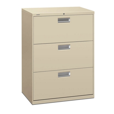 600 Series Heavy-Duty Three Drawer 30"W Lateral File, 30712