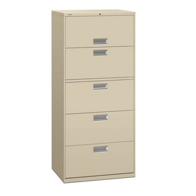 600 Series Heavy-Duty Five Drawer Lateral File 30"W, 30713