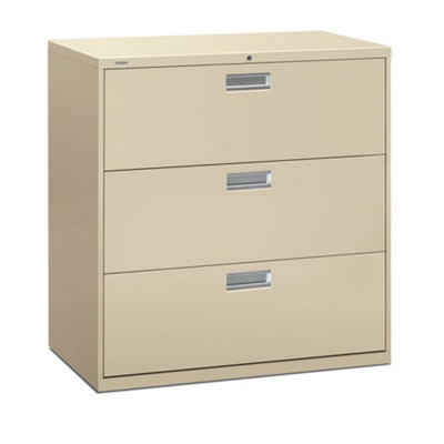 600 Series Heavy-Duty Three Drawer Lateral File 42"W, 30716