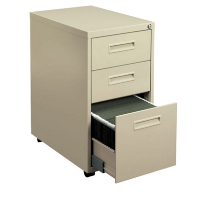 1600 Series Three Drawer 23"D Mobile File, 30739