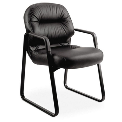 Tufted Leather Guest Chair, 50622