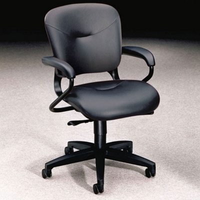 Mobius Mid-Back Leather Chair, 50633