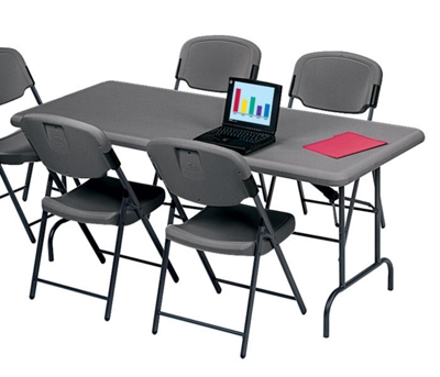 Lightweight Rectangular Folding Table - 72" x 30", 41252
