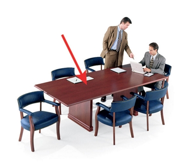 Traditional Rectangular Conference Table - 120 x 48