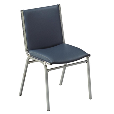 Armless Stack Chair 2" Vinyl Seat, 51228