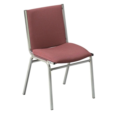Armless Stack Chair 2" Fabric Seat, 51229