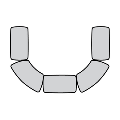 U-Shaped Meeting Table Set, 41304