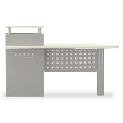 Front View of Desk
