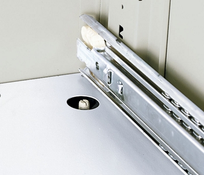 Adjustable glides for lasting cabinet alignment