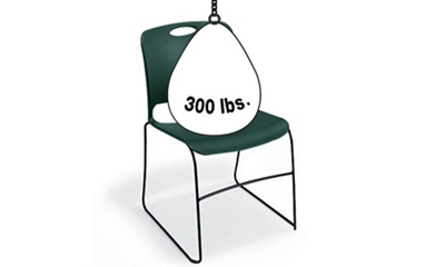 Stack chairs meet ANSI/BIFMA safety standards