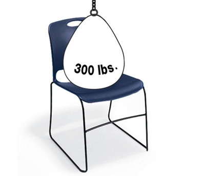 Stack chairs meet ANSI/BIFMA safety standards and have passed KIs exhaustive Drop, Seat Impact, Stability, and Back Strength tests.