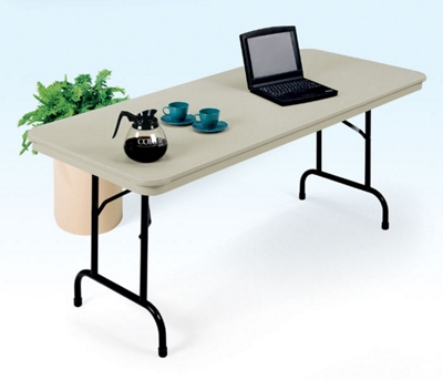 Lightweight Rectangular Folding Table 6 Wide x 30 Deep