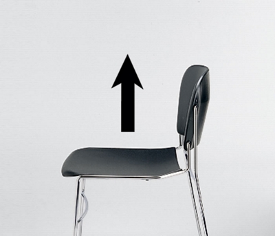 Articulating backrest responds to occupants pressure
