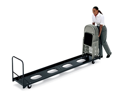 Folding Chair Caddy with 35 Chair Capacity