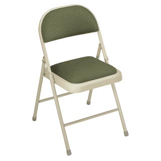 Folding Chair with Padded Seat and Back