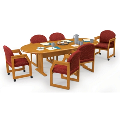 Conference Table shown with Chairs
