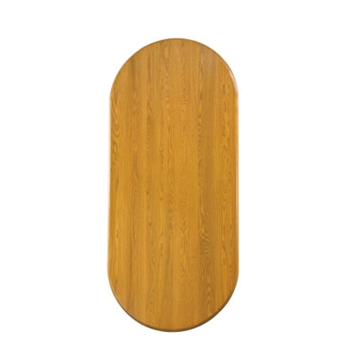 Top View of Oval Table