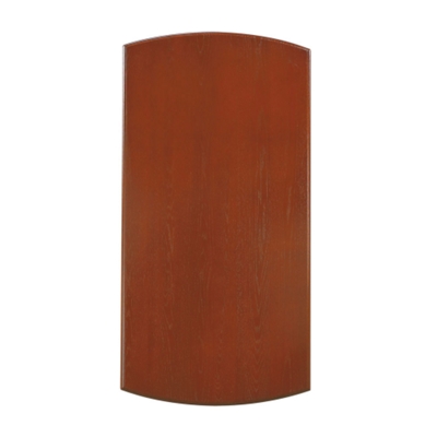 Curved End Table shown from top