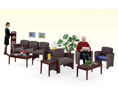 Table inlays stand up to high traffic environments.