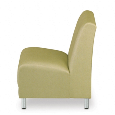 Profile View of Armless Chair