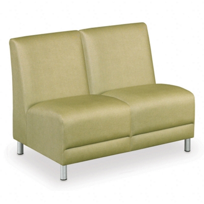 Designer Upholstery Armless 2-Seater, 75124