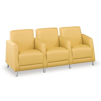 Standard Upholstery 3-Seat Sofa with Center Arms, 75111