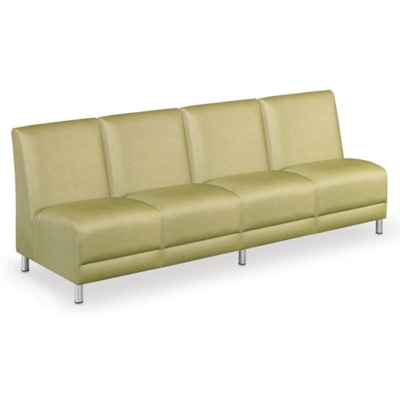 Designer Upholstery Armless 4-Seat Sofa, 75130