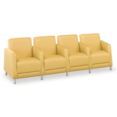 Standard Upholstery 4-Seat Sofa with Center Arms, 75114