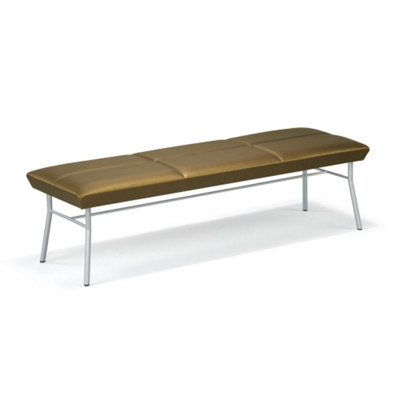 Uptown Three-Seat Bench in Premium Upholstery, 75241
