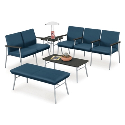 Matching End Table with a tough laminate surface will last for years.