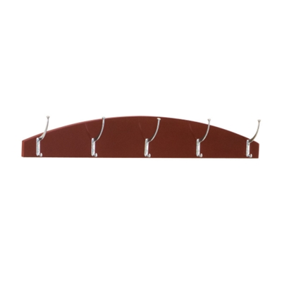 Five Hook Wall Mount Coat Rack, 90566
