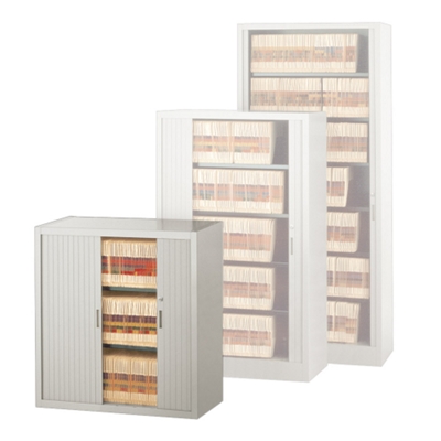 Locking Three Shelf Tambour Door File - 36"W, 30269