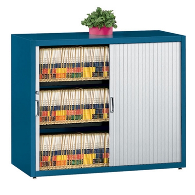 File Cabinet with Receding Door and 3 Shelves