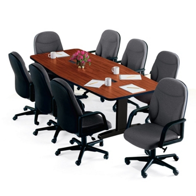 Boat Shape Conference Table - 96" x 48", 40575