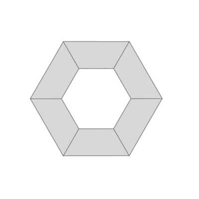 FLEX Hexagon Shaped Training Room Set, 41518