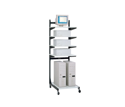 Lan Station with 5 Shelves 2' Wide