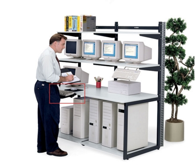 Dual Keyboard Holder for Lan Station