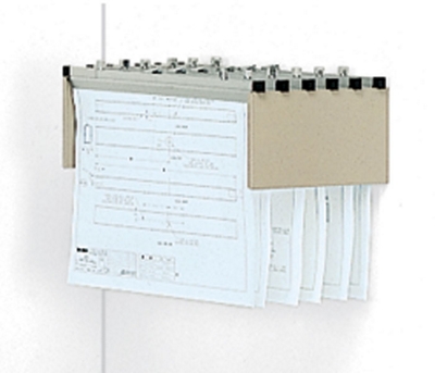 Wall Mount Plan Rack with 18 Clamps