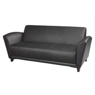 Club Collection Leather Sofa