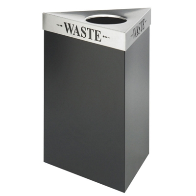 26"H Trash Receptacle with Multiple Lid Choices, 91406
