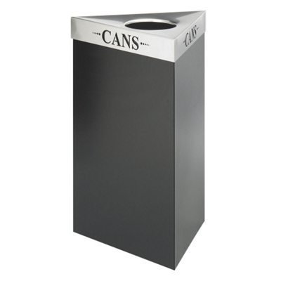 30"H Trash Receptacle with Multiple Lid Options, 91407