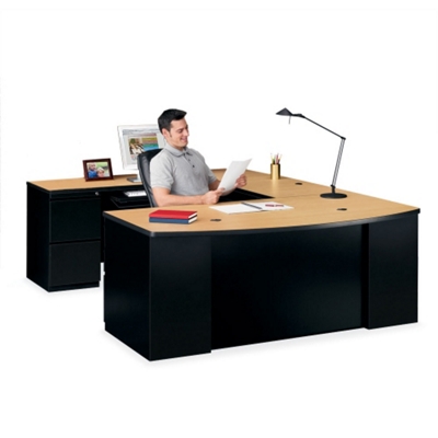 Bowfront U-Desk, 11262