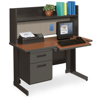 Single Workstation with Hutch, 11295