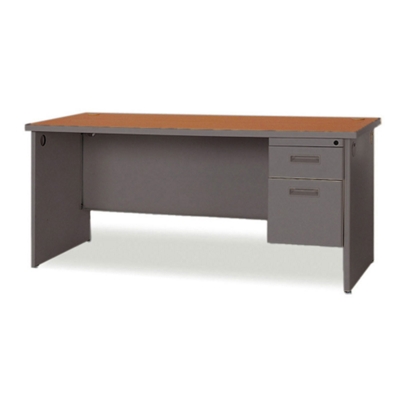 Single Pedestal Desk - 72" x 30", 11956