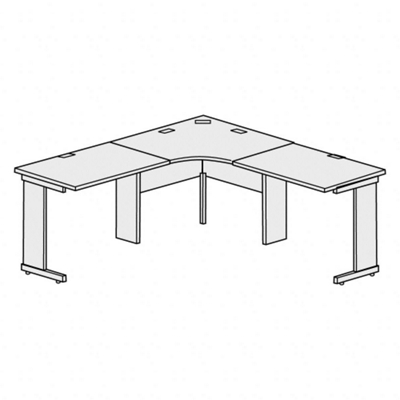 Corner L-Desk Set, 21151