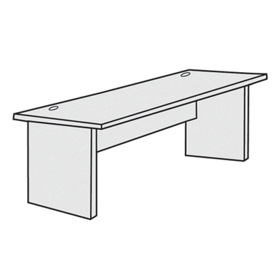 Maxon 48"W x 24"D Freestanding Workstation, 21678
