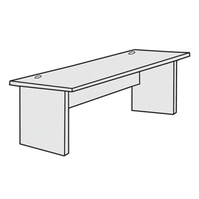 Maxon 72"W x 24"D Freestanding Workstation, 21680